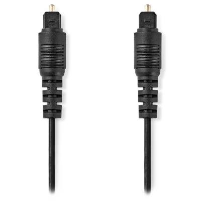 NEDIS optický audio kabel/ TosLink zástrčka - TosLink zástrčka/ černý/ bulk/ 3m