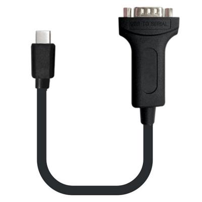 PremiumCord Konvertor USB 3.1 (typ C) na RS232/ 20cm/ černý
