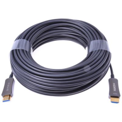 PremiumCord HDMI optický fiber High Speed + Ethernet kabel/ 4K@60Hz/ M/M/ zlacené konektory/ 20m/ černá