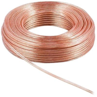 PremiumCord kabel na propojení reproduktorů/ 2x 1,5mm / 10m / průhledný