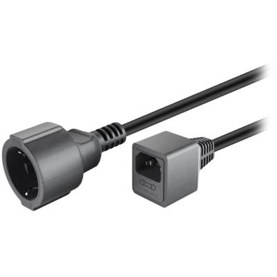 PremiumCord prodlužovací přívod 230V CEE 7/7 - IEC320 C14 / 20 cm