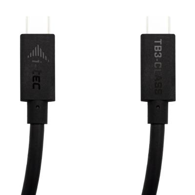 i-tec propojovací kabel Thunderbolt 3 – 40 Gbps, 100W Power Delivery, USB 3.1 (Type-C) Compatible, 1,5m