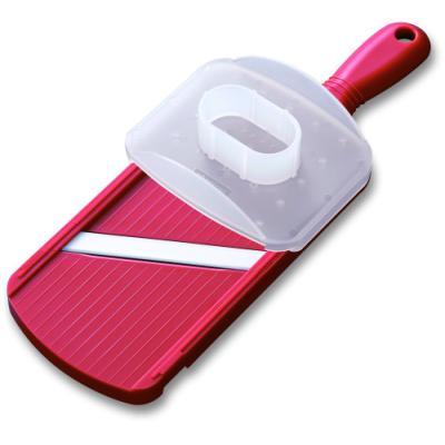 KYOCERA univerzální kráječ s chráničem prstů s oboustranným řezem/ tloušťka řezu 1,8mm/ červerný