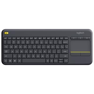 Logitech klávesnice Touch K400 Plus / Bezdrátová/ 2.4GHz/ Touchpad/ USB přijímač/ UK/ Černá