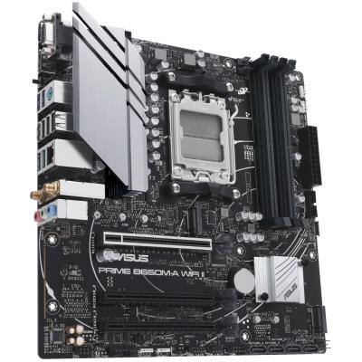 ASUS PRIME B650M-A WIFI II  / B650 / AM5 / 4x DDR5 / M.2 / HDMI / DP / D-Sub / Wi-Fi / mATX