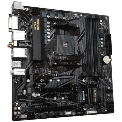 GIGABYTE B550M DS3H AC / AMD B550 / AM4 / 4x DDR4 / 2x M.2 / DVI-D / HDMI / WiFi / mATX