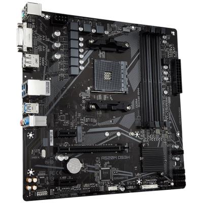 GIGABYTE A520M DS3H / AMD A520 / AM4 / 4x DDR4 / DVI-D / HDMI / DP / M.2 / mATX