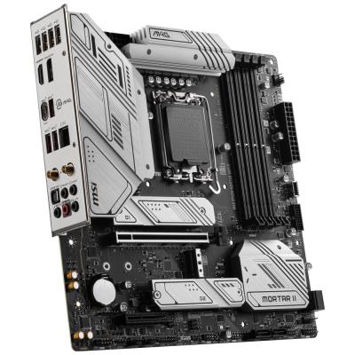 MSI MAG B760M MORTAR WIFI II / Intel B760 / LGA1700 / 4x DDR5 / 3x M.2 / HDMI / DP / USB-C / WiFi / mATX