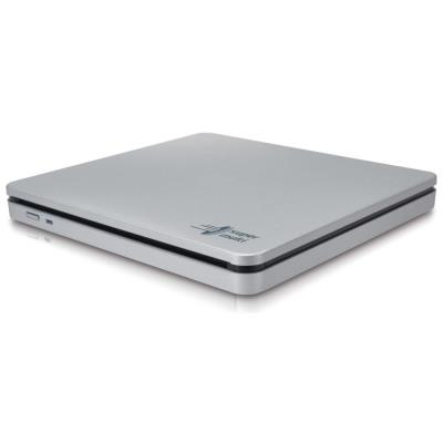 Hitachi-LG GP70NS50 / DVD-RW / externí / slim / M-disc / USB / stříbrná