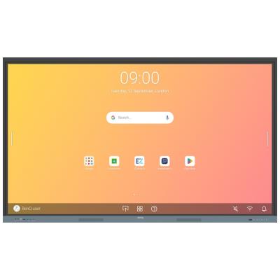 BENQ dotykový panel 75" RE7504/ UHD 4K/8GB I 64GB /provoz 18/7/ HDMI/DP/ USB-C/LAN/ Android 13/40 dotykových bodů