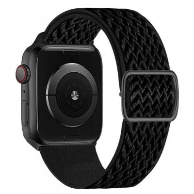 Swissten řemínek pro apple watch nylonový 38 / 40 / 41 mm černý (se sponou)