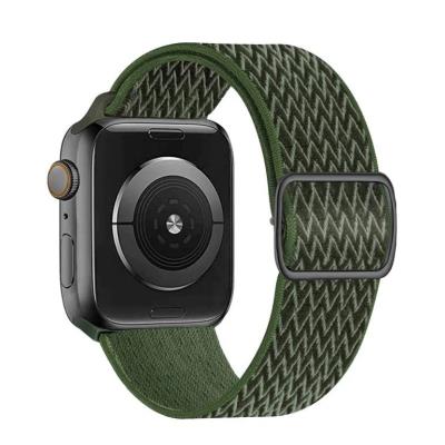 Swissten řemínek pro apple watch nylonový 38 / 40 / 41 mm khaki (se sponou)