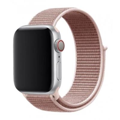 Swissten řemínek pro apple watch nylonový 38 / 40 / 41 mm růžovo zlatý