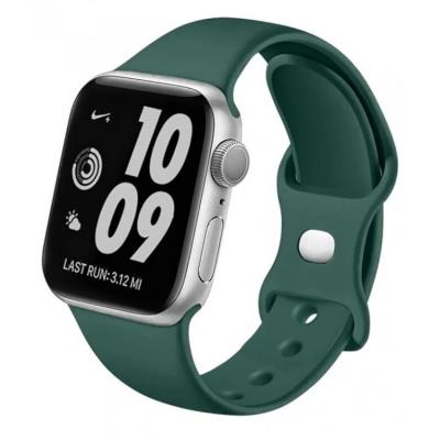 Swissten řemínek pro apple watch silikonový 42 / 44 / 45 / 49 mm zelený