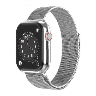 Swissten řemínek pro apple watch milánský tah 38 / 40 / 41 mm stříbrný