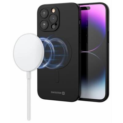 Swissten pouzdro soft joy magstick pro apple iphone 16 black