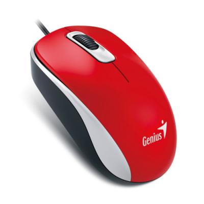 GENIUS DX-110/ drátová/ 1000 dpi/ USB/ červená