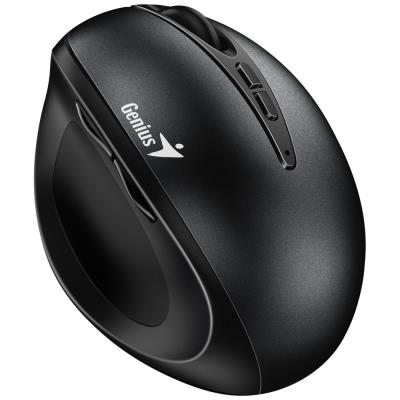 GENIUS Ergo 8300S Black/ vertikální/ 1600 dpi/ bezdrátová/ 7tlačítek/ tichá/ černá