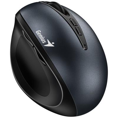 GENIUS Ergo 8300S Iron Grey/ vertikální/ 1600 dpi/ bezdrátová/ 7tlačítek/ tichá/ kovově šedá