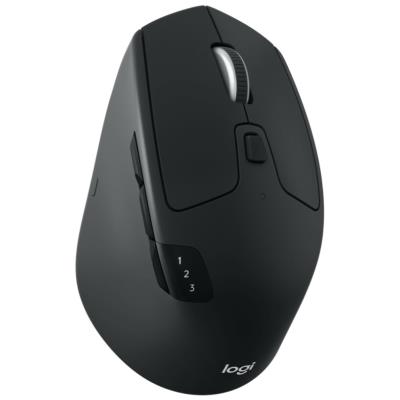 Logitech myš M720 Triathlon/ bezdrátová/ 8 tlačítek/ 1000dpi/ Bluetooth/ USB/ černá