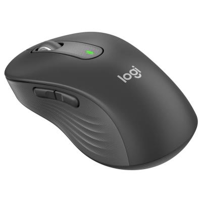 Logitech myš Signature M650L / Kancelářská/ Laserová/ Bezdrátová USB + Bluetooth/ šedá