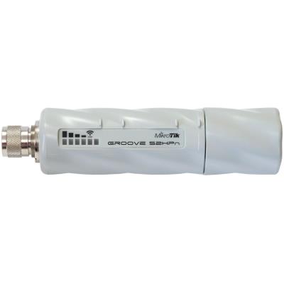 Mikrotik RouterBOARD GrooveA 52HPn/ miniaturní outdoor klient 2,4/5 GHz/ 1x LAN/ L4/ 64MB