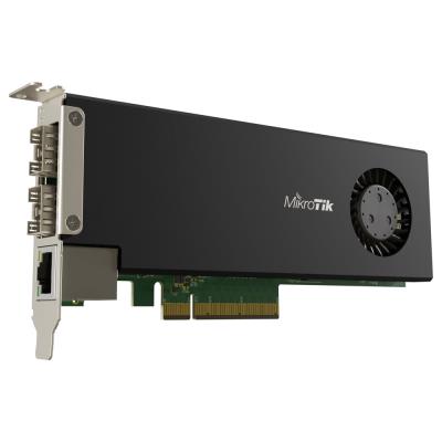 MikroTik CCR2004-1G-2XS-PCIe, PCIe 3.0 karta, 1 Gbit LAN, 2x SFP28