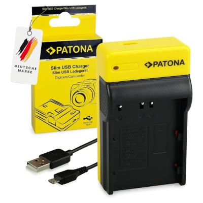 PATONA nabíječka Foto Nikon EN-EL3/EN-EL3E slim, USB