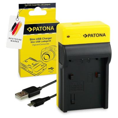 PATONA nabíječka pro digitální kameru Sony NP-FP50/NP-FH50/70 slim, USB