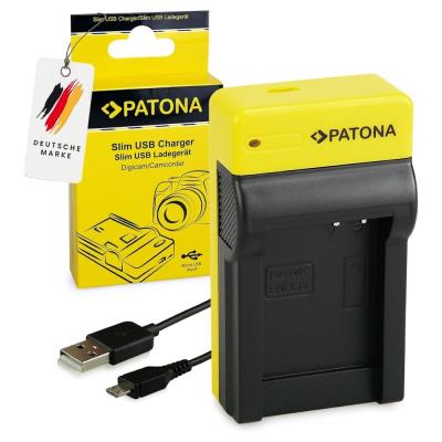 PATONA nabíječka Foto Nikon EN-EL12/NP-FM500H slim, USB