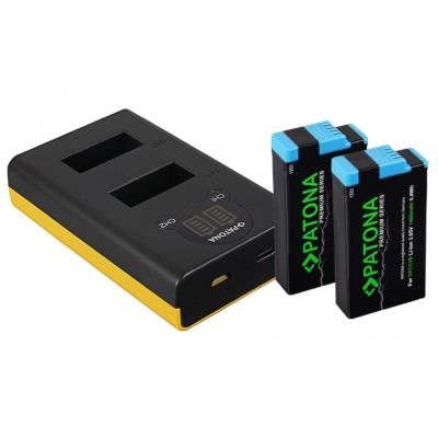 PATONA nabíječka pro digitální kameru Dual GoPro MAX s LCD + 2x baterie 1400mAh Premium