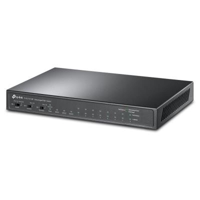 TP-Link TL-SL1311MP - stolní switch s 8 porty 10/100 Mbit/s, 3 gigabit porty a 8 porty PoE+