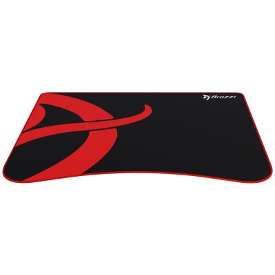 AROZZI ARENA Fratello DeskPad/ herní podložka pro celý stůl Arena Fratello/ černá/ červený okraj/ červené písmeno A