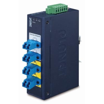 Planet IFB-244-MLC optický bypass switch, 4xLC multimode, dual 9-48VDC/24VAC, -40 +75°C