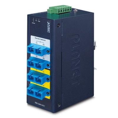 Planet IFB-244-MSC optický bypass switch, 4xSC multimode, dual 9-48VDC/24VAC, -40 +75°C