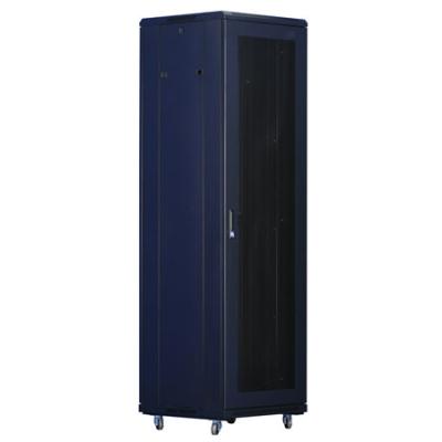 XtendLan 42U/600x1000 stojanový, černý, perforované dveře a záda