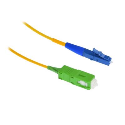 XtendLan FO patch LC-SC/APC 5m 9/125, simplex, ultraflexibilní G.657.A1, LS0H, průměr 2mm, krátký vývod
