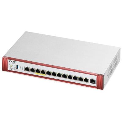 Zyxel USG FLEX 500H Series, 2*2.5G, 2*2.5G (PoE+) & 8 Gigabit user-definable ports, 1*USB with 1 YR Gold Security Pack