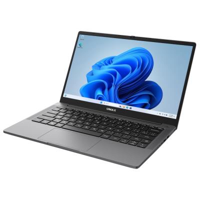 UMAX notebook VisionBook 14WN Plus/ 14,1" IPS/ 1920x1080/ N100/ 8GB/ 256GB SSD/ HDMI/ USB-C/ 3x USB 3.0/ W11 Pro/ šedý