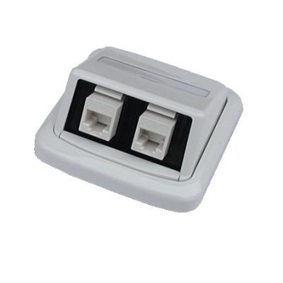 ABB Tango Datová zásuvka UTP CAT5E 2xRJ45 WHkey bílá