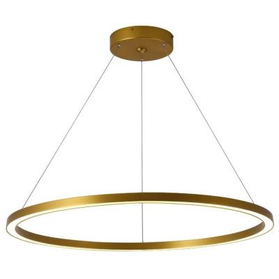 IMMAX NEO FINO SMART závěsné svítidlo 1 kruh, 80cm, 60W, zlaté, Zigbee 3.0, TUYA