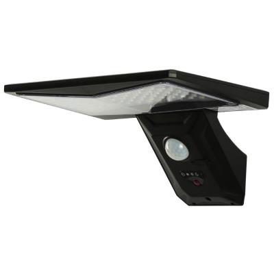 IMMAX WING venkovní solární nástěnné LED osvětlení s PIR čidlem, černé, 4W