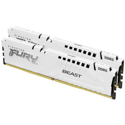 KINGSTON FURY Beast White XMP 32GB DDR5 5200MT/s / CL40 / DIMM / Kit 2x 16GB