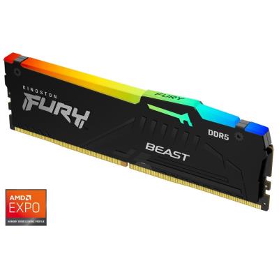 KINGSTON FURY Beast Black RGB EXPO 32GB DDR5 6000MT/s / CL30 / DIMM