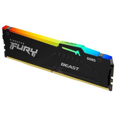 KINGSTON FURY Beast Black RGB XMP 16GB DDR5 6800MT/s / CL34 / DIMM