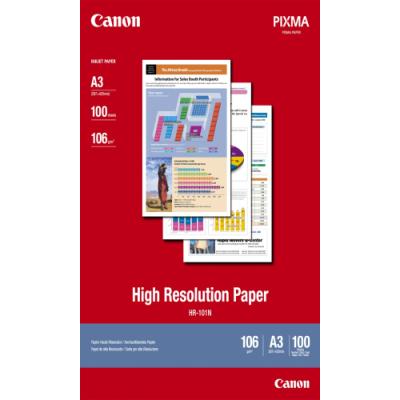 Canon fotopapír HR-101/ A3/ High resolution/ 100ks