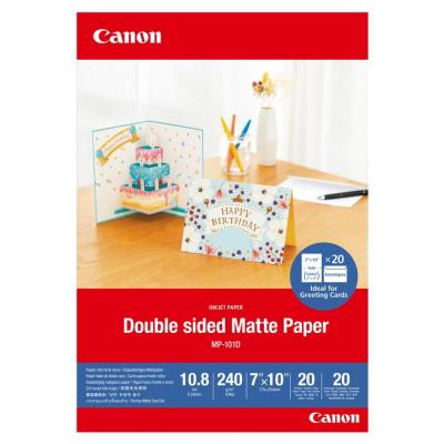 Canon Oboustranný matný papír Canon MP-101D, 7x10 20 sheets