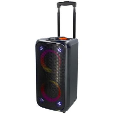 NEDIS párty reproduktor/ výkon 240 W/ Bluetooth/ doba přehrávání na baterie 5 hod/ držadlo/ párty osvětlení/ ekvalizér