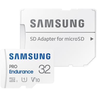 SAMSUNG PRO Endurance MicroSDHC 32GB + SD Adaptér / CL10 UHS-I U1 / V10