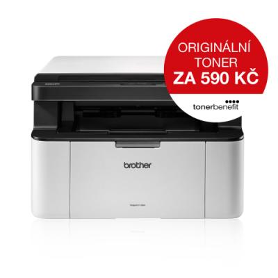 BROTHER laser multifunkce DCP-1623WE tonerbenefit/ A4 / 2400x600 dpi / černobílá / tisk / skener / Wi-Fi